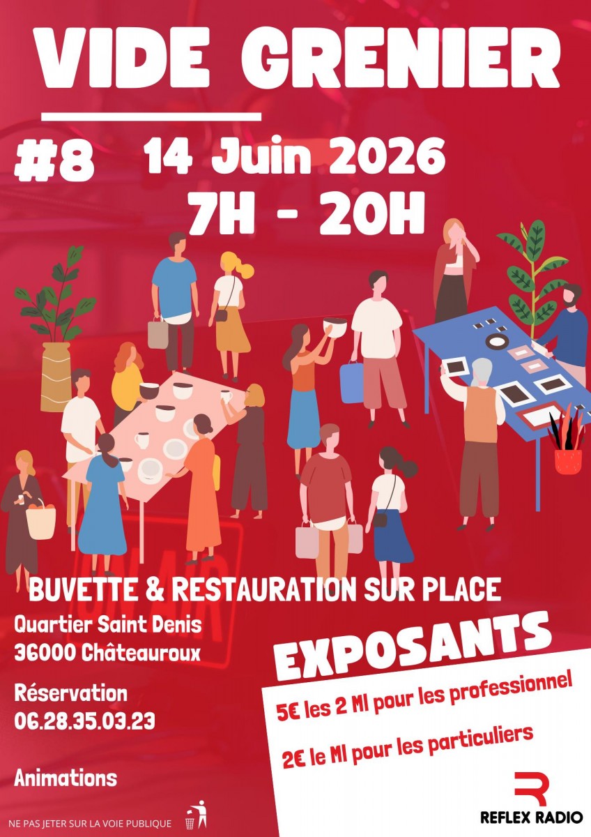 8 ème   VIDE GRENIER  &amp;BROCANTE